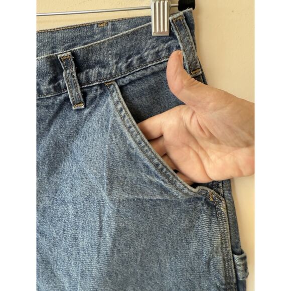 MEN'S CARHARTT B13 DPS DENIM CARPENTER JEANS 34 X 30 Cotton Streetwear Workwear - Picture 3 of 15